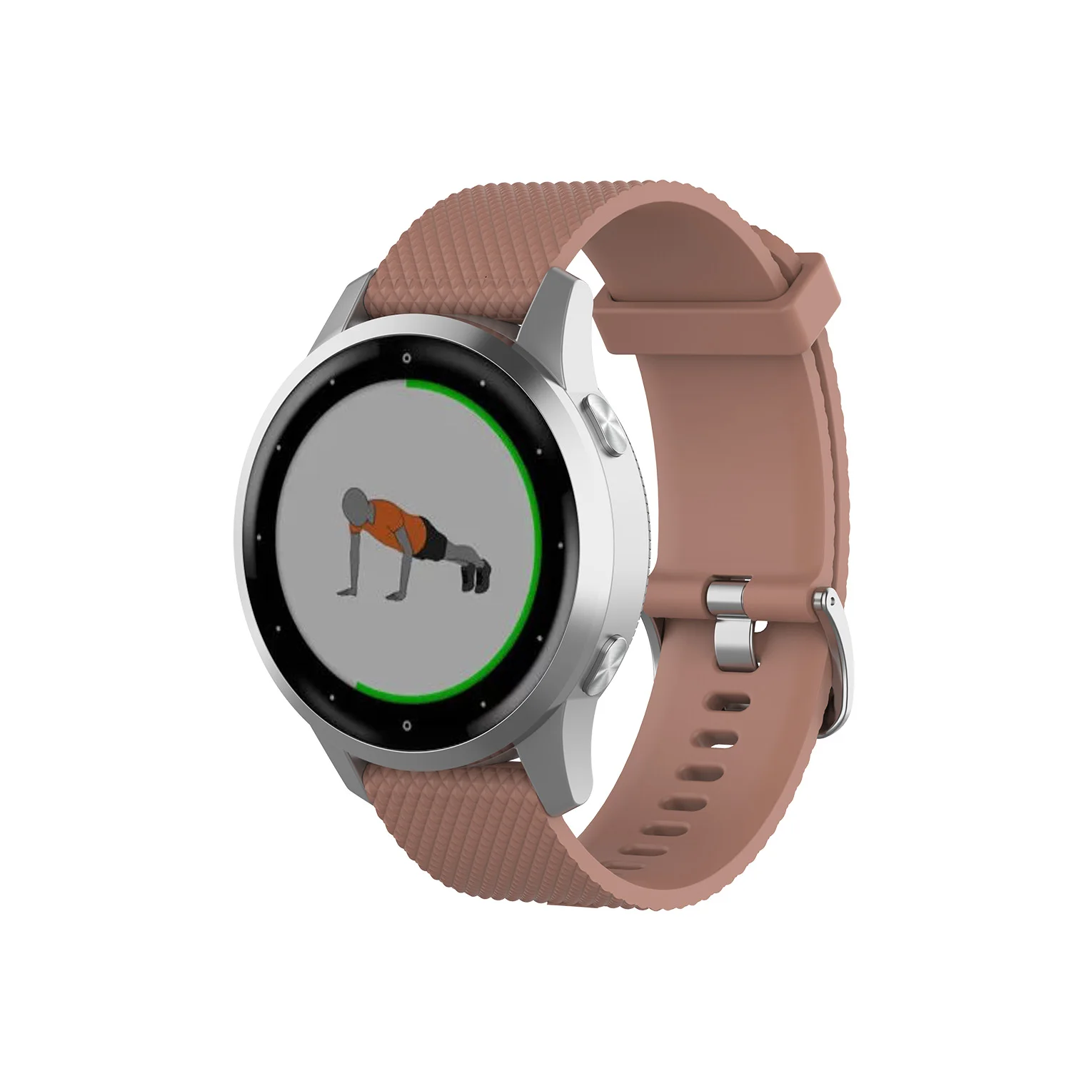 Силиконовый ремешок для новых часов Moto 360, прямой ремешок, ремешок для часов Accosseries для Moto 360, браслет - Цвет: Brown