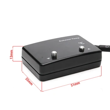 

12V Exhaust Gas Temp Gauge Digital Car LED Pointer EGT DC 12V Motorcycles