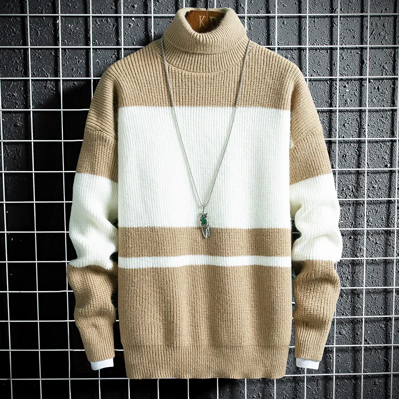 Мужской свитер, Новое поступление, Осень-зима, мягкий свитер, толстый вязаный пуловер, корейский harajuku homme, свитера, теплая шерстяная одежда