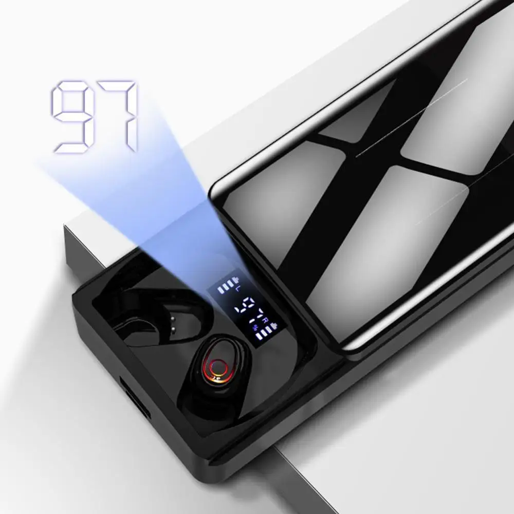 TWS Bluetooth 5.1 Earphones 10000mAh Charging Box Wireless Headphones 9D Stereo Sports Waterproof Earbuds Headsets With Dual