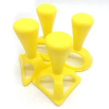 Пищевая PP формы для пельменей 4 формы клецки машина пресс инструмент китайский jiaozi кухонный инструмент для приготовления кондитерских изделий