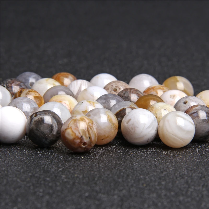 Бусины из натурального камня Лист Бамбука Агаты сердолик 4 6 8 10 12 бусин для