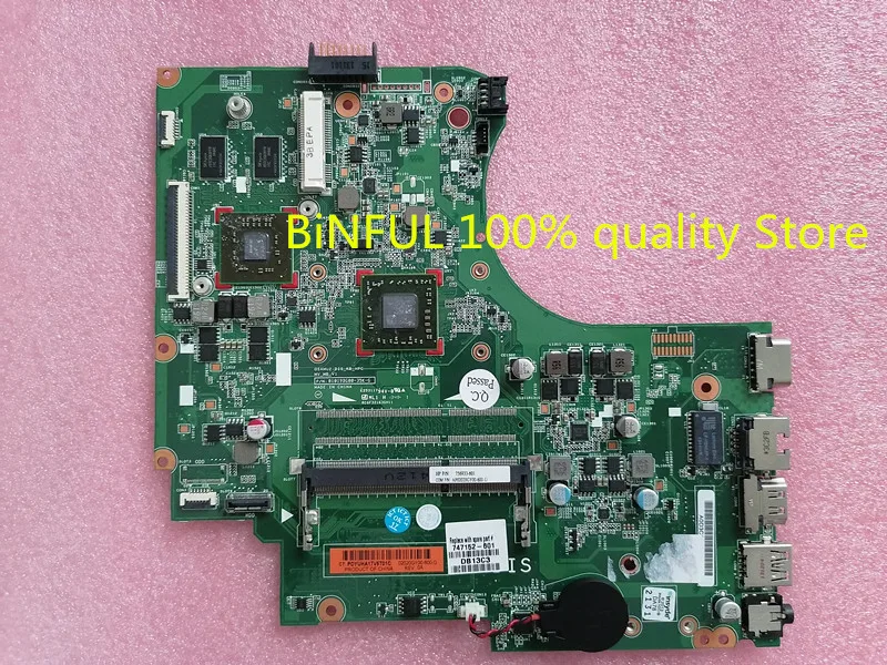 Материнская плата 747151 001 747152 501 601 для HP 15 D 255 G2 P/N 01019BG00 491 G 8570M 1 Гб 100%