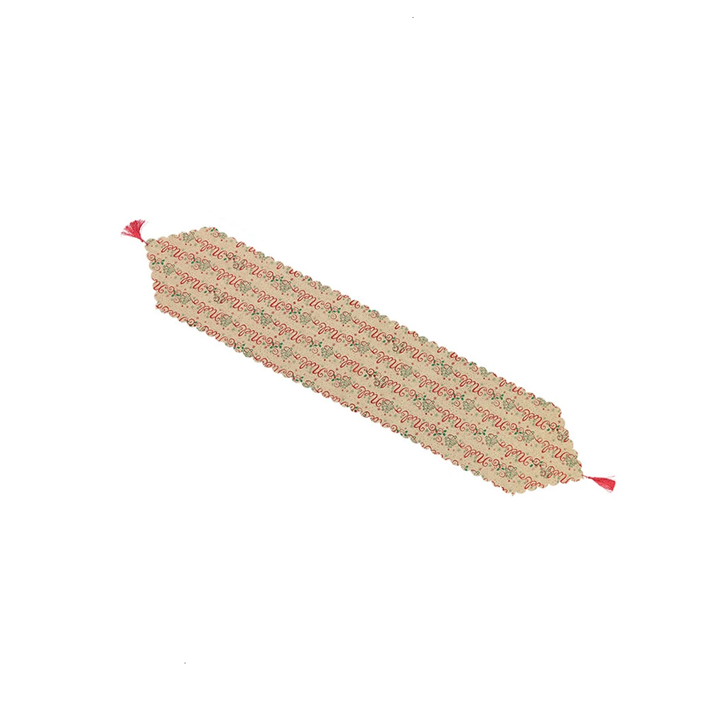 Type 4 B Table Runner Cotton Burlap Buffalo Check Double Sided Plaid Table Runner for Christmas Birthday Party Decoration 14x72inch - Цвет: Type 4 B