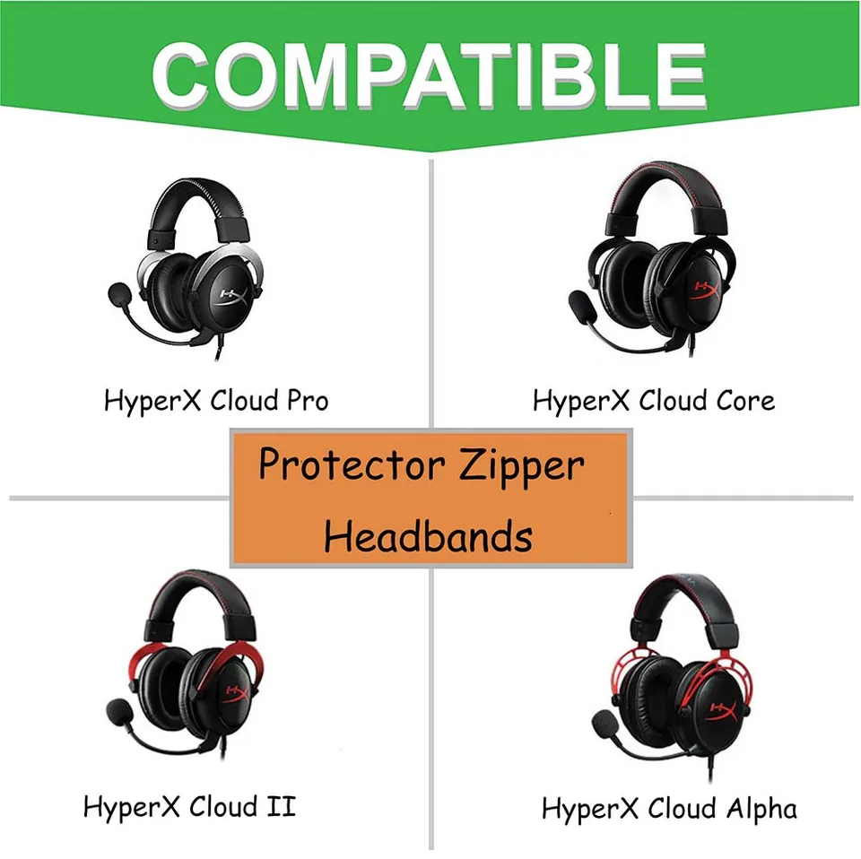 Housse De Protection 2 En 1 Pour Casque HyperX Cloud II - Anti-chocs Et Anti-transpiration En Silicone