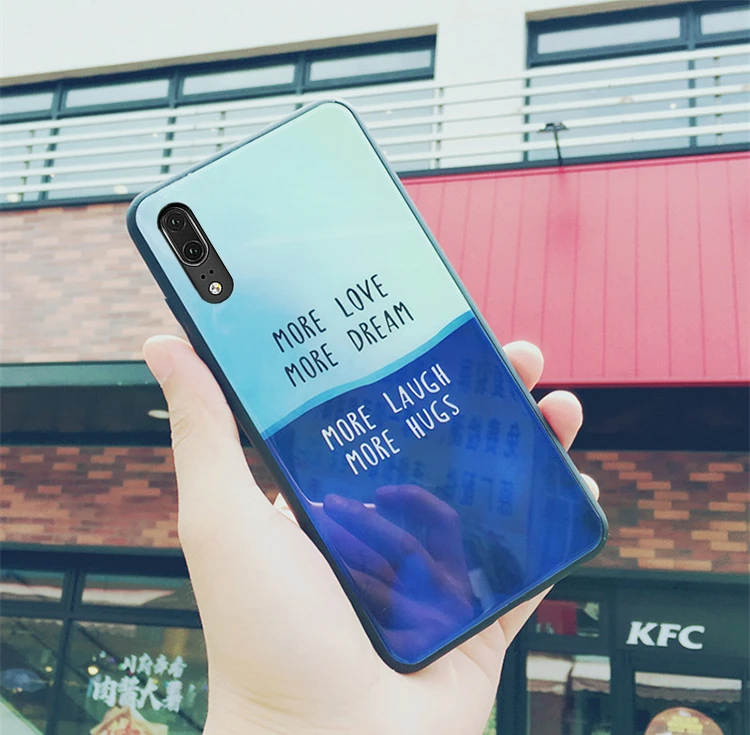Чехол для телефона для VIVO Y73 Y95 Y91 Y93 Y97 Y81 Y85 чехол контрастного цвета стеклянная задняя панель с эффектом потертости для VIVO Y75 Y71 Y67 Y17 Y3 Y7S обсадных труб