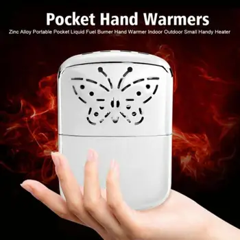 

Reusable Zinc Alloy Pocket Long-Life Ultralight Hand Warmer Indoor Outdoor Small Handy Warmer Heater Winter Portable Warmer