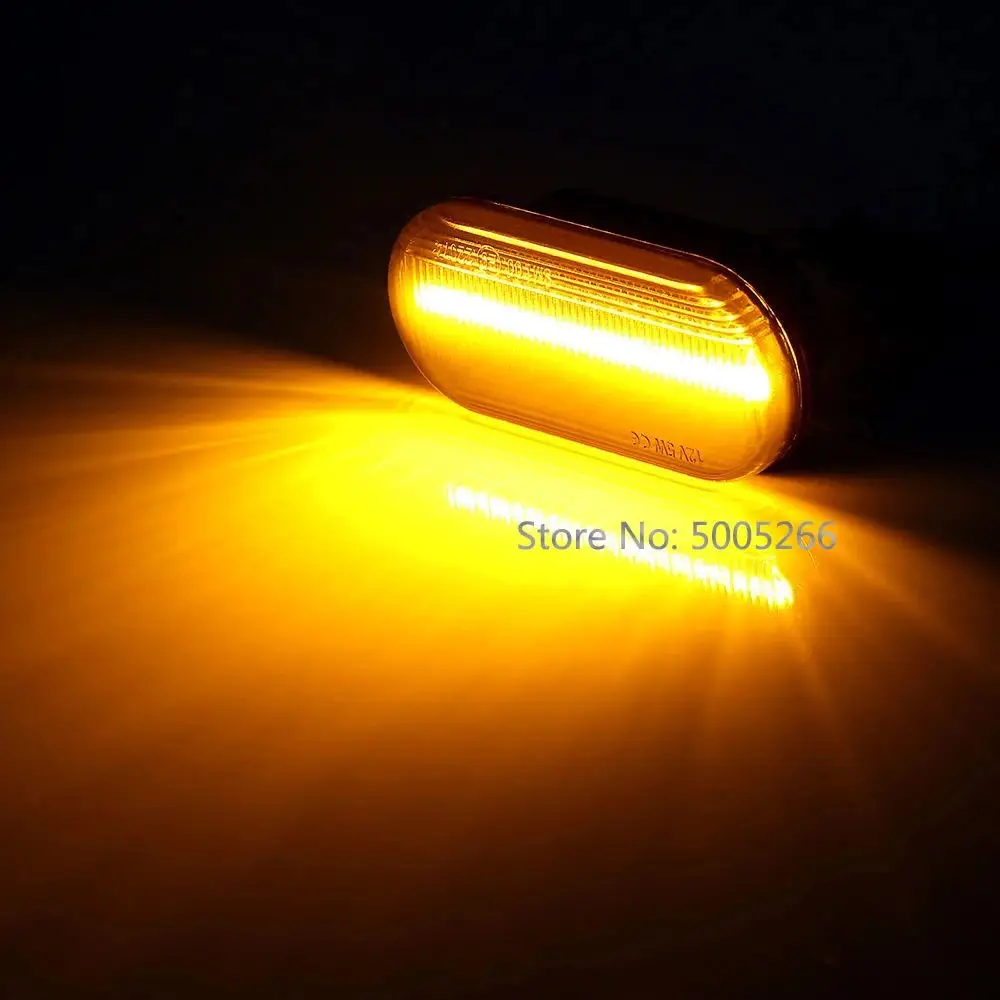 2pcs Led Dynamic Side Marker Turn Signal Light For Nissan Cube Z12 Juke 2011 Leaf qashqai 2011-2013 Benz Smart