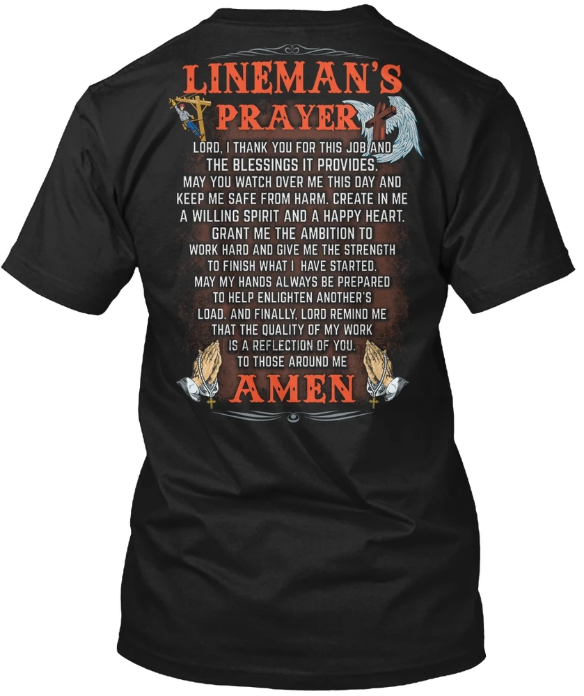Men T Shirt Faithful Lineman Women t-shirt | Мужская одежда