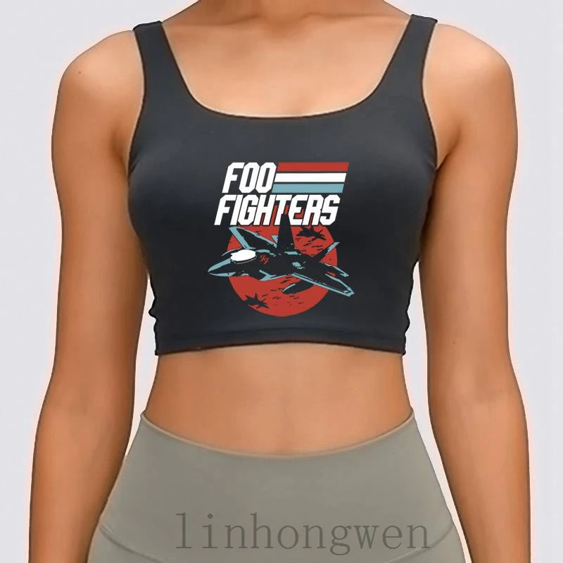 Foo Fighters Fighter Jet Women Tank Top Cotton Gift Size S-xl Character  Family Fashion Clothes Summer Crop Top - Tanks & Camis - AliExpress
