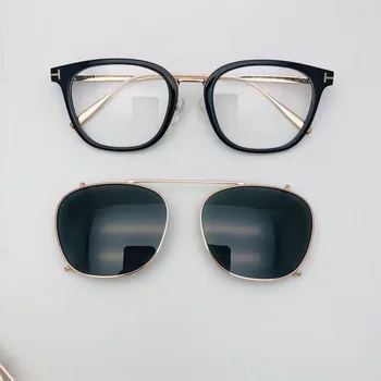 

High quality glasses TF5570 sqaure glasses titanium frame can be precription glasses myopia hyperopic glasses