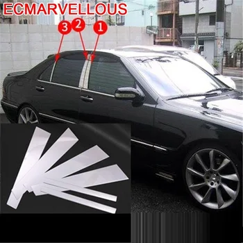 

Auto Window Body Automobile Chromium Decorative Car Styling Modification Bright Sequins 01 02 03 04 05 FOR Mercedes Benz S Class