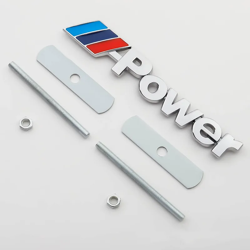 [Новинка] 2 шт. автомобильный Стайлинг 14*2 5 см металлическая эмблема M Power для NT