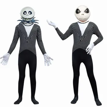 

Jack From The Nightmare Before Christmas Costume for Kids Funny Party Costume Cosplay Halloween Boys Mask Costuming for Children