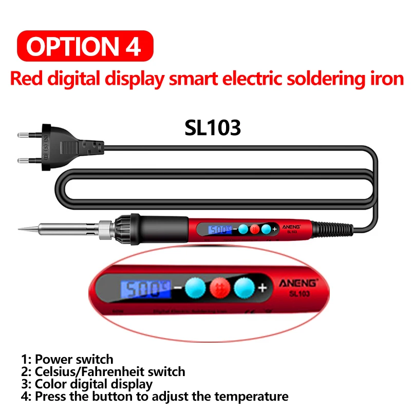 Digital Electric Soldering Irons Kit Adjustable Temperature Welding Tool Accessories Soldering Iron TIps Solder Station 110 220V portable arc welder Welding Equipment