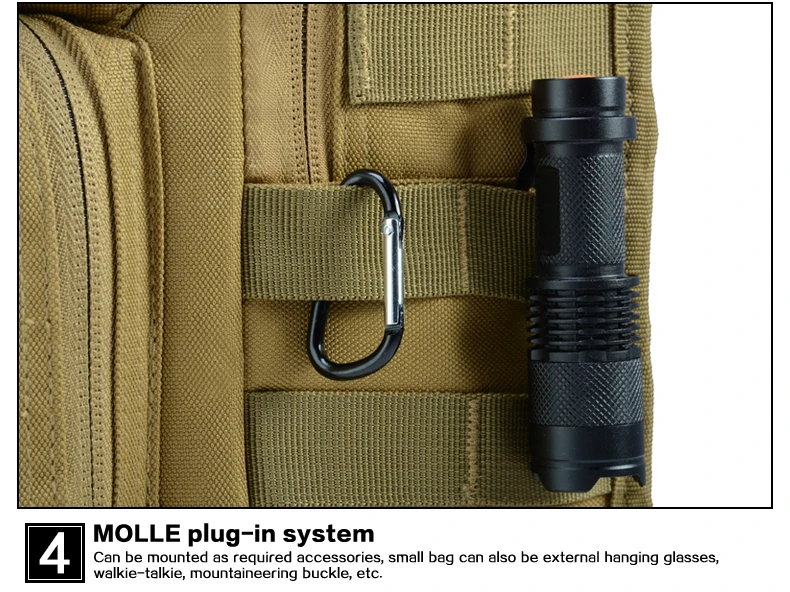 Новый Открытый военный тактический Рюкзак Molle армейская Сумка для кемпинга Пеший Туризм рюкзак для охоты походы груди мешок Umitvaz