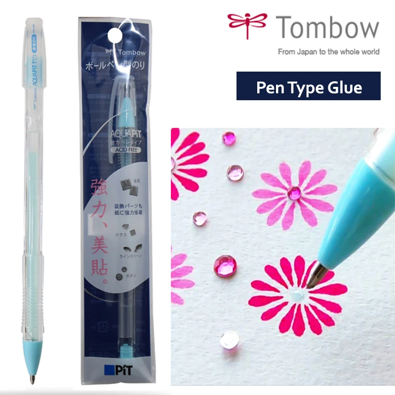 Tombow моно клей карандаш 1 0 мм жидкий Aquapit сильный для деталей тонкая Точная работа