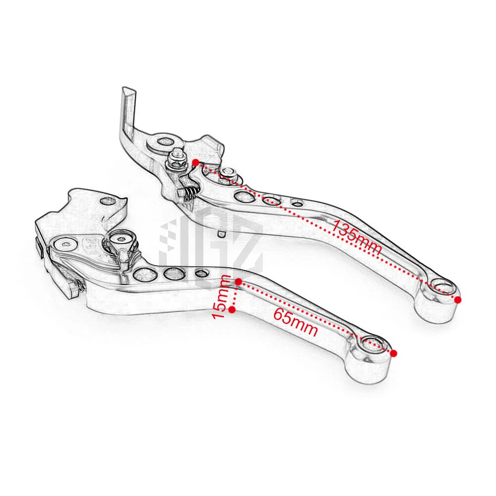 Пара Мотоцикл с ЧПУ тормоза рычаги для KTM DUKE 125 200 390 2013 BAJAJ Pulsar NS200 руль рычаг сцепления аксессуары