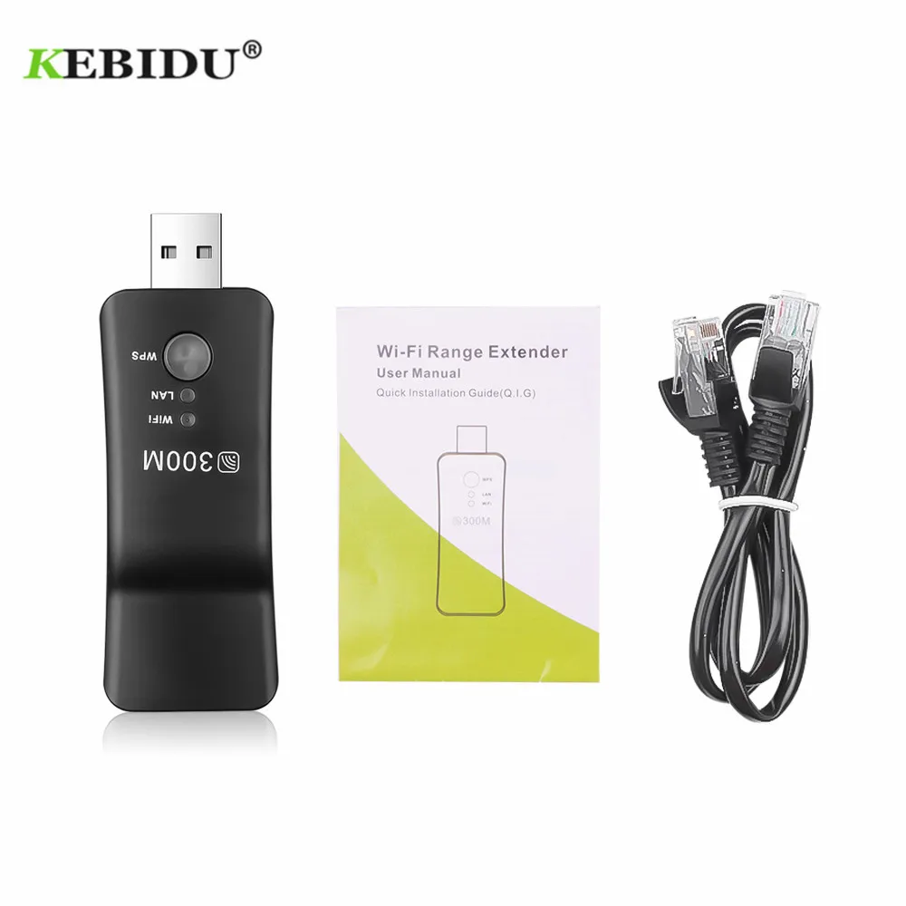 300Mpbs USB беспроводной Wi Fi Смарт ТВ сетевой адаптер Универсальный HD RJ45 Lan порт
