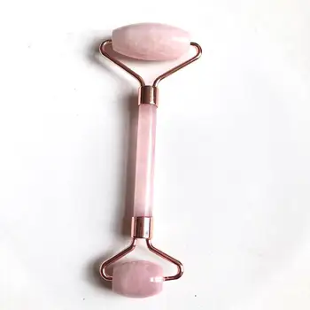 

Natural Crystal Jade Rose Quartz Massage Roller Face Body Relax Slim Massager Anti Wrinkle Beauty Health Care Tools