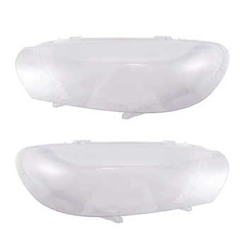 

Car Front Headlight Clear Lens Cover Lampshade Shell Cover for Scirocco 2008-2014