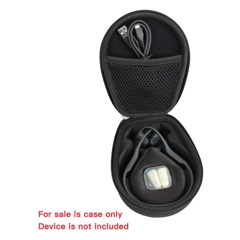FULL-GC-0292 Small Portable Travel Scratch-Resistant Accessories Protection Portable Wireless Headset Box Black