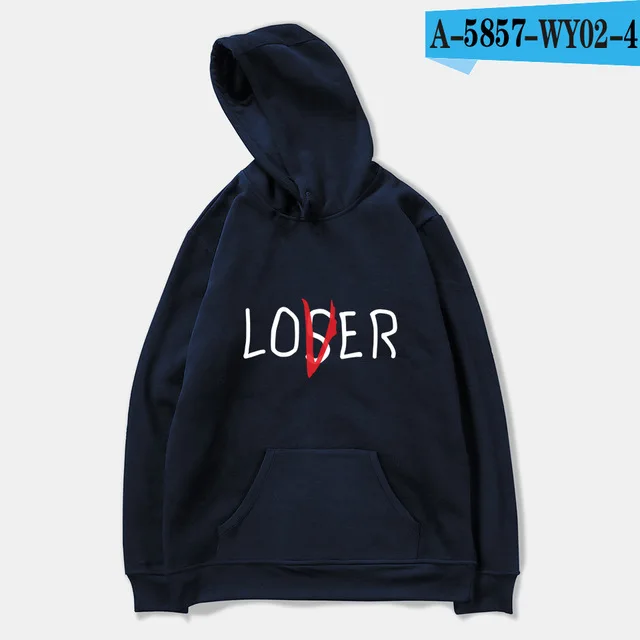 It lossers Club толстовка мужская женская losser Lover It Inspired хит-хоп oveirszed толстовки повседневные унисекс толстовки Одежда - Цвет: navy blue