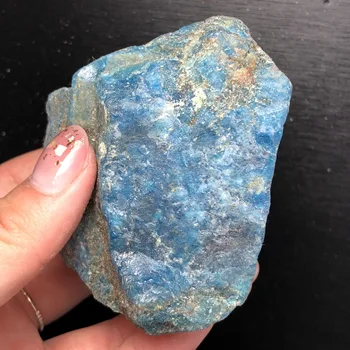 

Natural blue apatite raw Stone Healing Reiki Crystal Gemstone stones and Mineral Specimen rough sample home decor