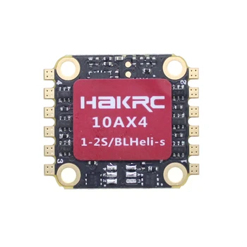 

HAKRC 2S10A 4in1 ESC 16*16mm Electronic Speed Controller Support 1S-2S 1103 1104 Brushless Motor for 90mm FPV Racing Drone Kit