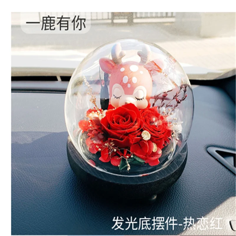 Yongsheng Цветок Олень автомобильные аксессуары прекрасный креативный высокого класса украшение интерьера автомобиля женский