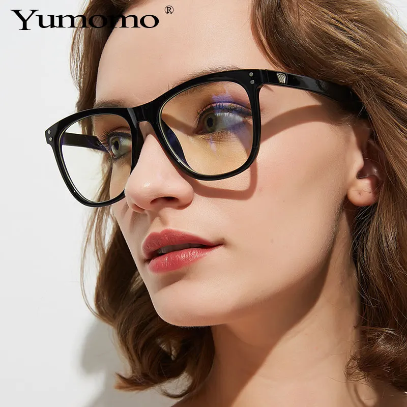 Плоский Топ анти-синий свет Солнцезащитные очки оверсайз Мужские Женские квадратные солнцезащитные очки для женщин Модный известный бренд очки UV400