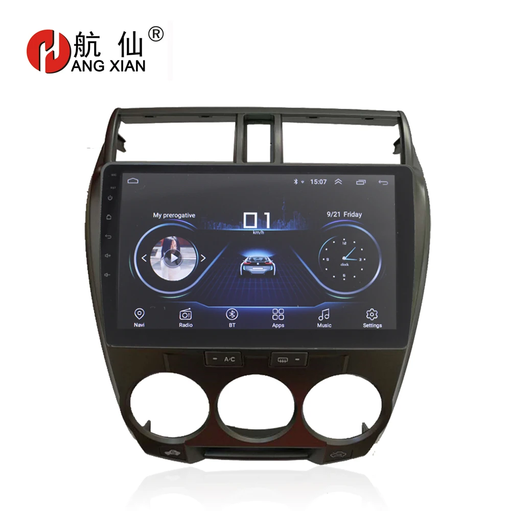 

HANG XIAN 10.1" Quadcore Android 8.1 Car radio for Honda City 2008-2014 car dvd player GPS navigation car multimedia