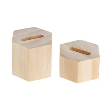 

2pcs Ring Display Rack Jewelry Showcase Couple Wood Holder Shelf Cone Organizer 634D