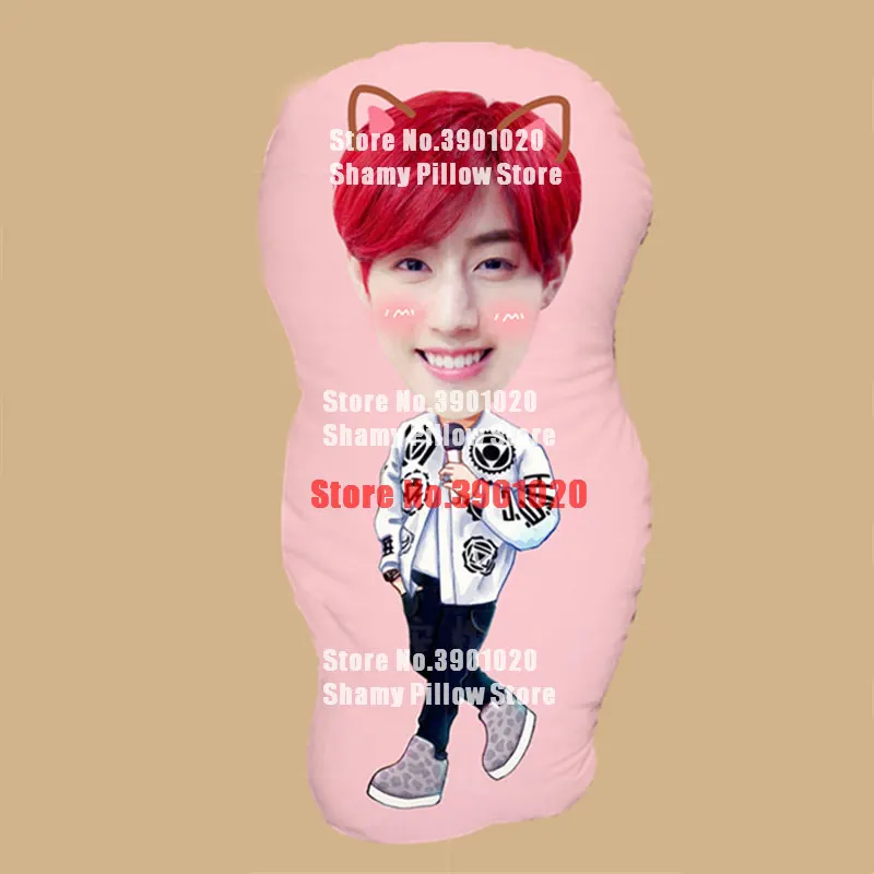 got7 Парк Цзи Хун Гонг Ю подушки Bangtan мальчики девочка обнимая Подушка на заказ - Цвет: got7