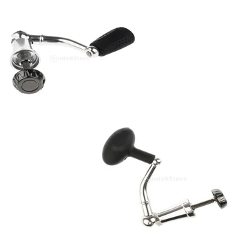 

2pcs Foldable Fishing Reel Handle & Knob Spinning Reel Handle S,L