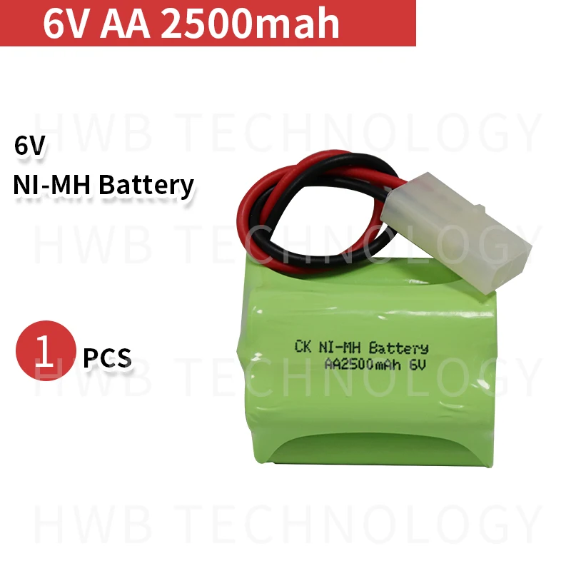 1X 6V AA 1800mah Ni-MH Battery Pack Rechargeable batteries Free shipping | Электроника