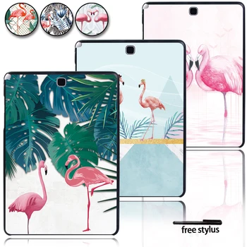 

Hard Shell Plastic Tablet Case for Samsung Galaxy Tab A T550 P550 T555 T551 9.7 Inch with Various Flamingo Patterns and Colors