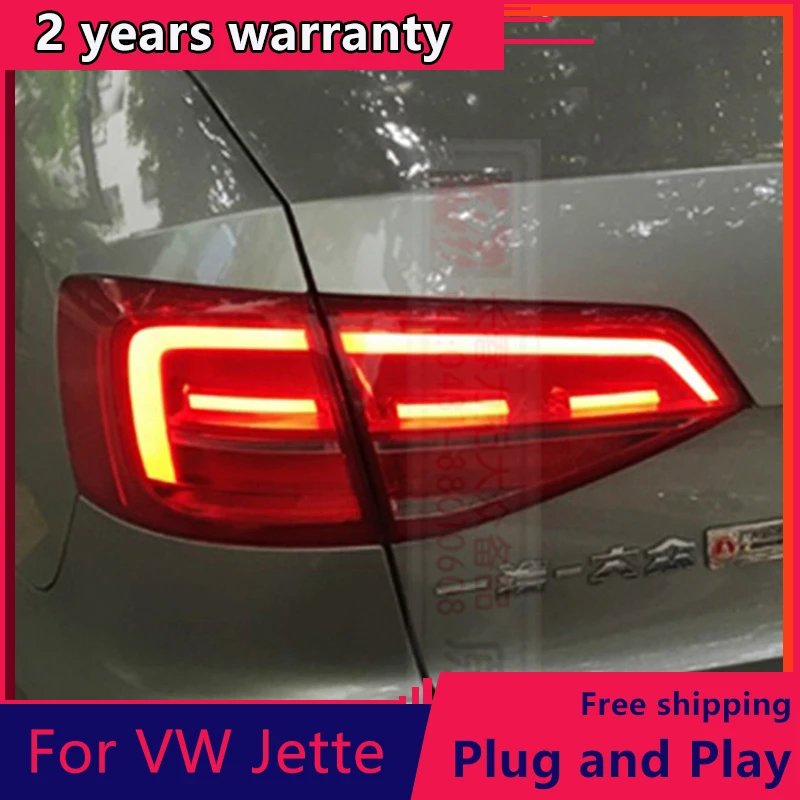 

KOWELL Car Styling for VW Jetta Taillight Jetta MK7 2015-2018 LED Tail Light Rear Lamp DRL+Brake+Park Stop Lamp