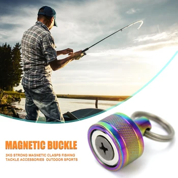 

Magnetic Net Release Fly Fishing Ti Alloy Landing Net Holder Magnet Clip Fishing Tackle Accessory Tool It Is Not Easy To Corro