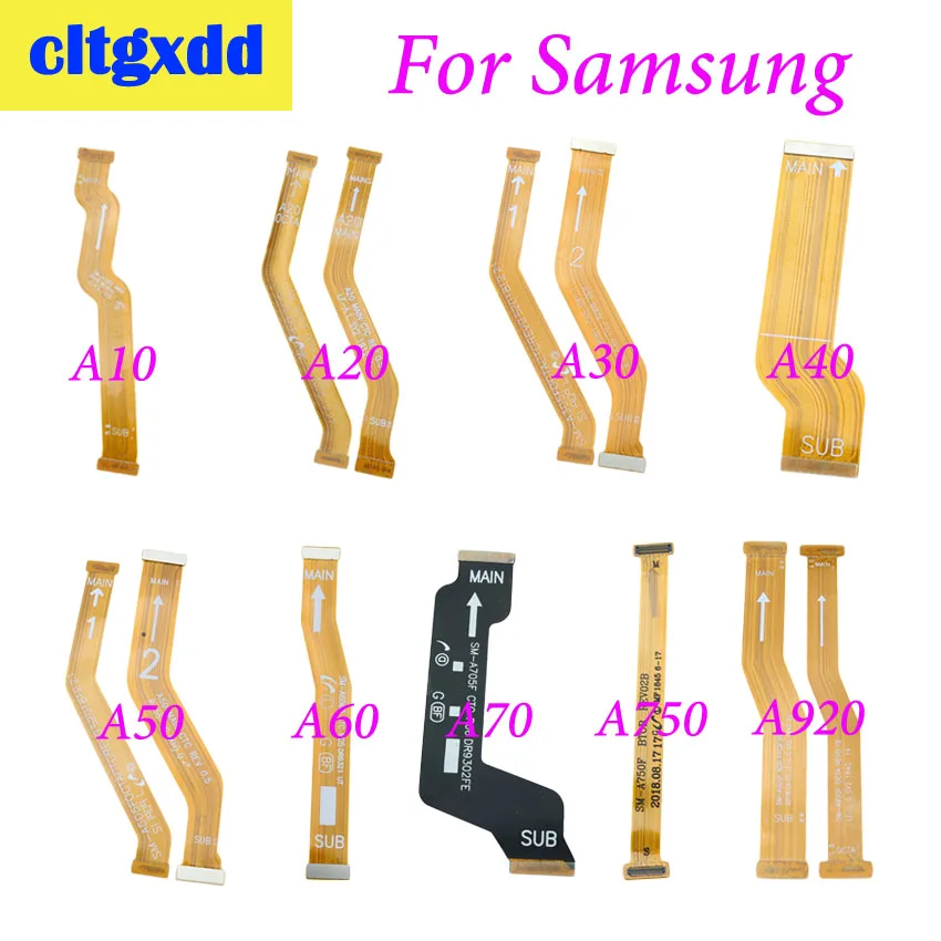 Cltgxdd 1 шт. для samsung Galaxy A10 A20 A30 A305F A40 A50 A60 A705F A920 материнская плата разъем ЖК-дисплей Дисплей гибкий кабель