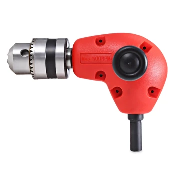 

90 Degree Bent Right Angle Electric Drill Chuck Extension Adapter Attachment