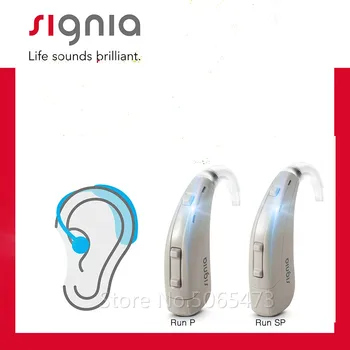 

Siemens RUN P New Digital Hearing Aids Fit with Smartphone APP Upgrade Lotus Touching 12P/23P with Dry Case, Manual