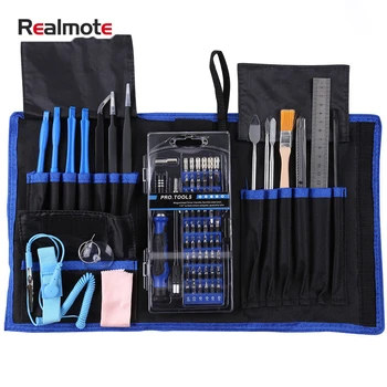 

Realmote 57 Bit 82 In 1 Driver Kit Precision Screwdriver Set Hand Tools For Phones Computer Repair Toolkit