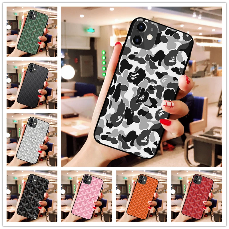 Дизайн Goyard красочный стиль дизайн сделай сам для Apple iPhone 11 Pro X XS Max XR 4 4S 5 5C 5S SE SE2 6 6S 7