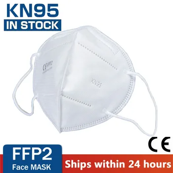 

Fast Delivery KN95 Reusable Face Mask with filter 5 Layers Respirator FFP2 Protective Face Masks For Virus Protection mouth caps
