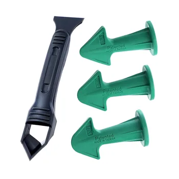 

Smooth Spatulas Filler Nozzle Scraper Set Sealant Cement 3 In 1 Plastic Hand Tools Durable Easy To Use Home Caulking Finisher