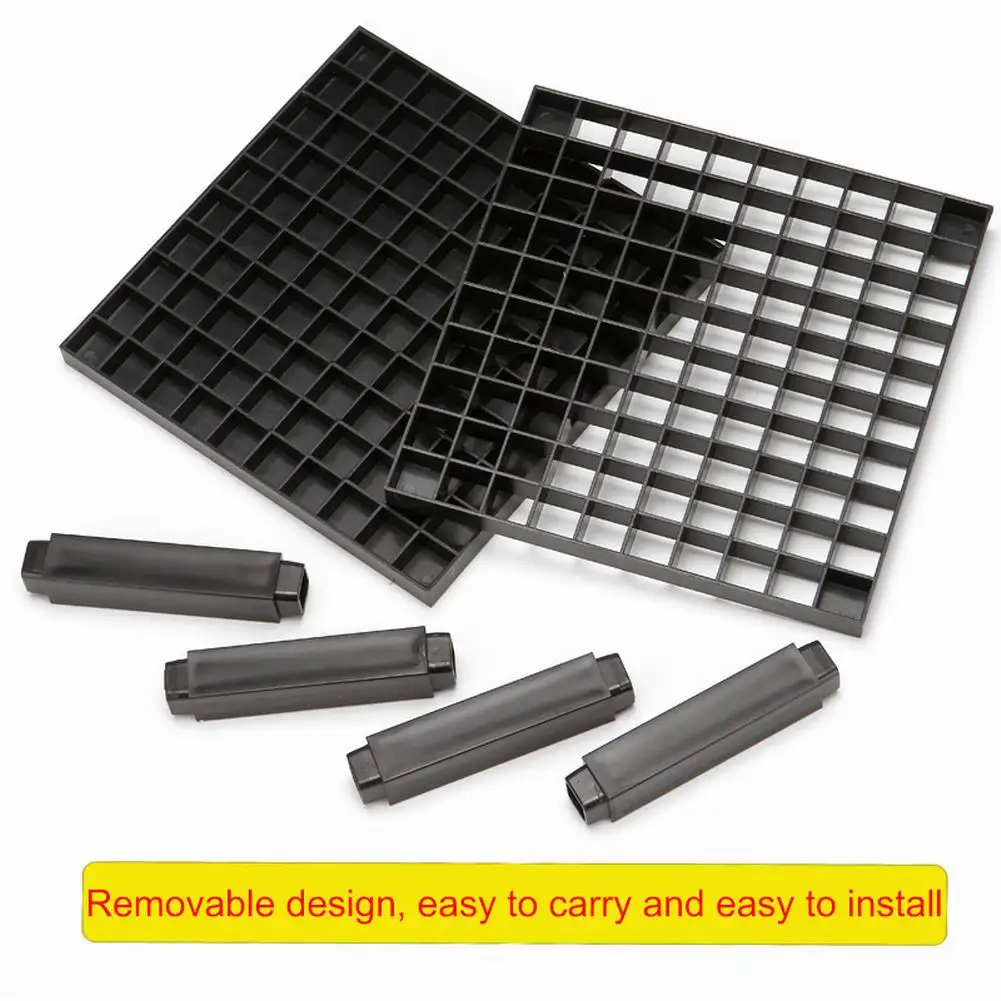 Многофункциональный съемный квадратный держатель для ручек с 96 отверстиями