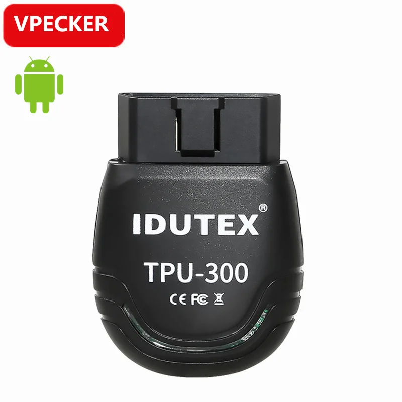 

Vpecker IDUTEX TPU300 For Passenger Cars Commercial Vehicle OBD2 Scanner 6 Pin 9Pin 16 Pin Work with Android for