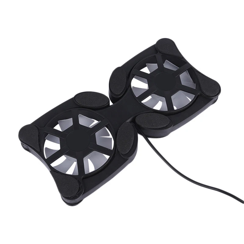 Foldable Laptop Cooling Fan USB Interface Laptop Cooler Pad With 2