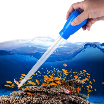 

PortableAquarium Dropper Pipette Cleaner Manual Tool Fish Tank Siphon Pump Water Changer Aquarium Pipette Supply tube28cm 30ml